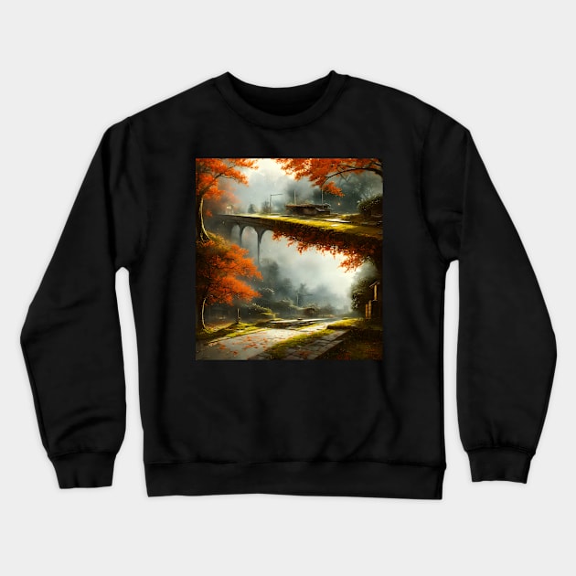 Distorted Place Crewneck Sweatshirt by Fantasyscape